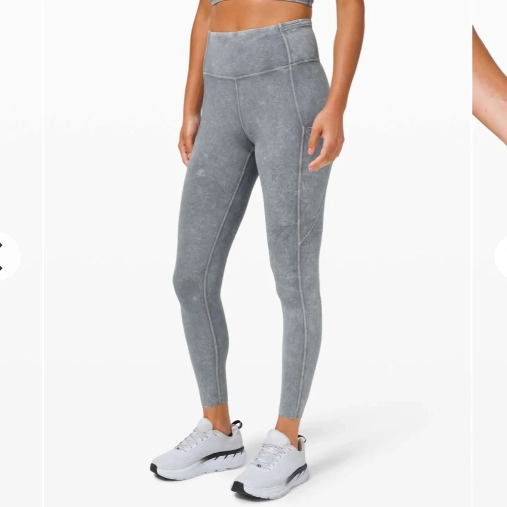 lululemon athletica Grey High-Rise Leggings